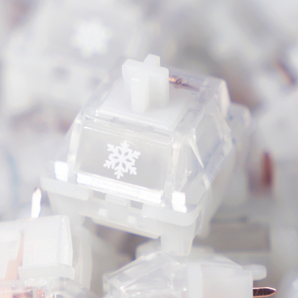 Gaming Keyboard Type C - HMX Snowflake Linear Switch 5Pin Mechanical