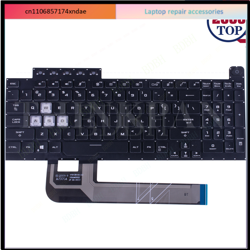 Gaming Keyboard Asus - Genuine US Keyboard Backlit for For