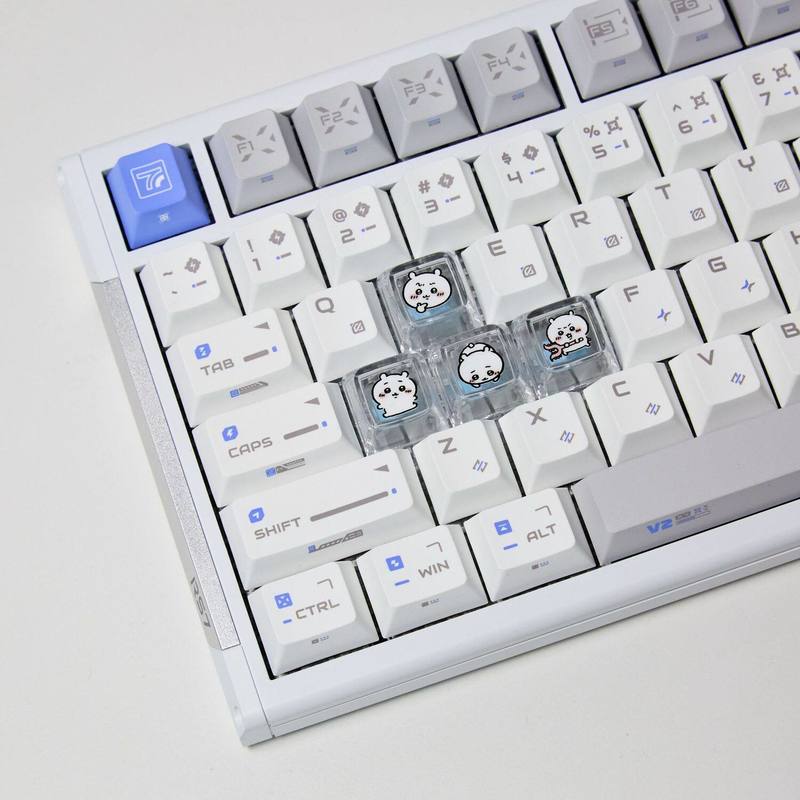 Gaming Keyboard Backlit - Chiikawa 4 Pcs Handmade Transparent Pc