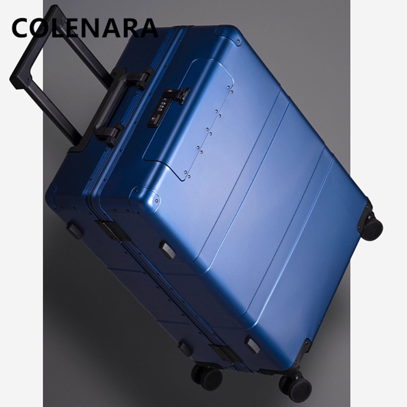 Aluminum Case 65 - COLENARA Luggage Travel Bag Full Aluminum