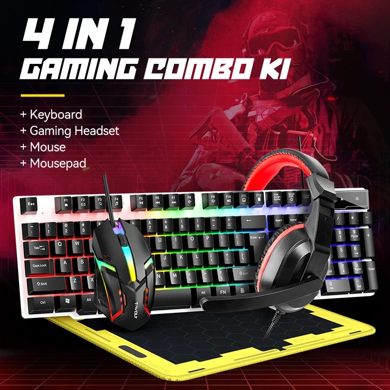 Gaming Keyboard Extension - NEW USB Keyboard And Mouse Gaming