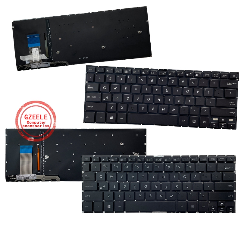 Gaming Keyboard Backlit - New US laptop Black keyboard for