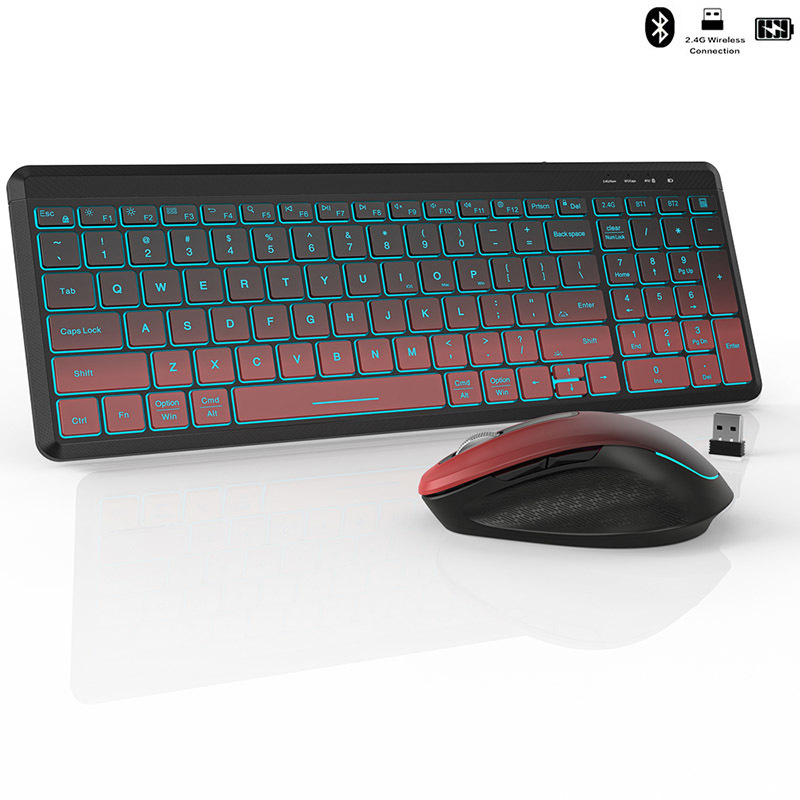 RGB Backlit Silent Wireless Ke - Gaming Keyboard And Mouse Combo review and price