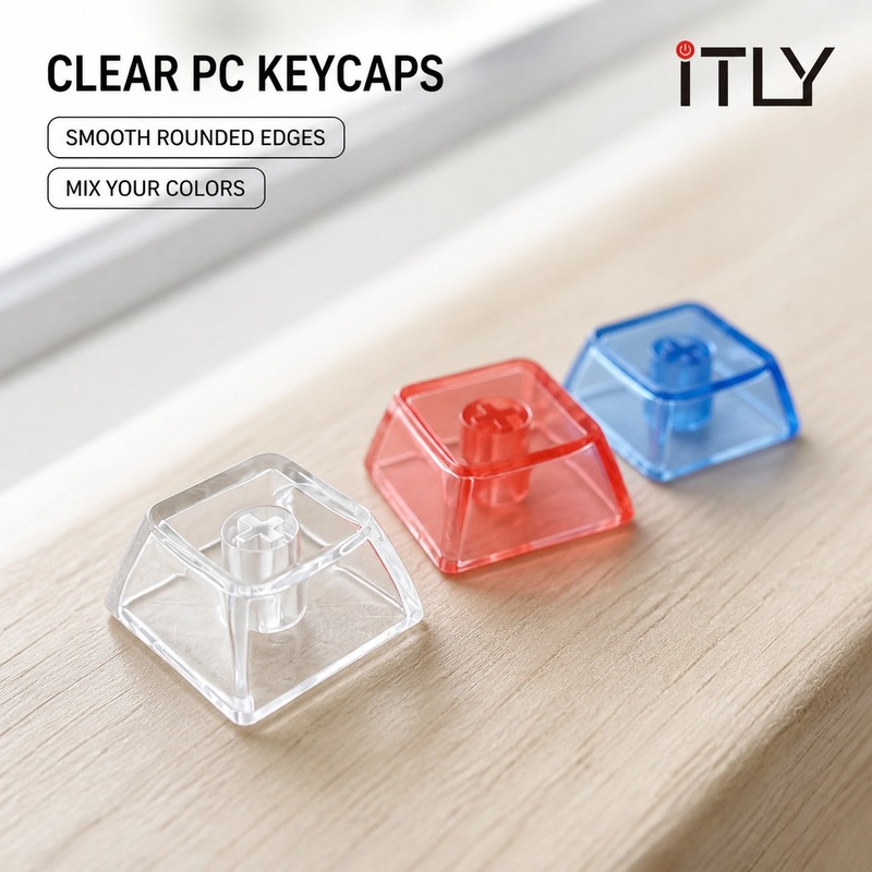 iTLY Square Transparent Keycap - Keycap Puller Ring review and price