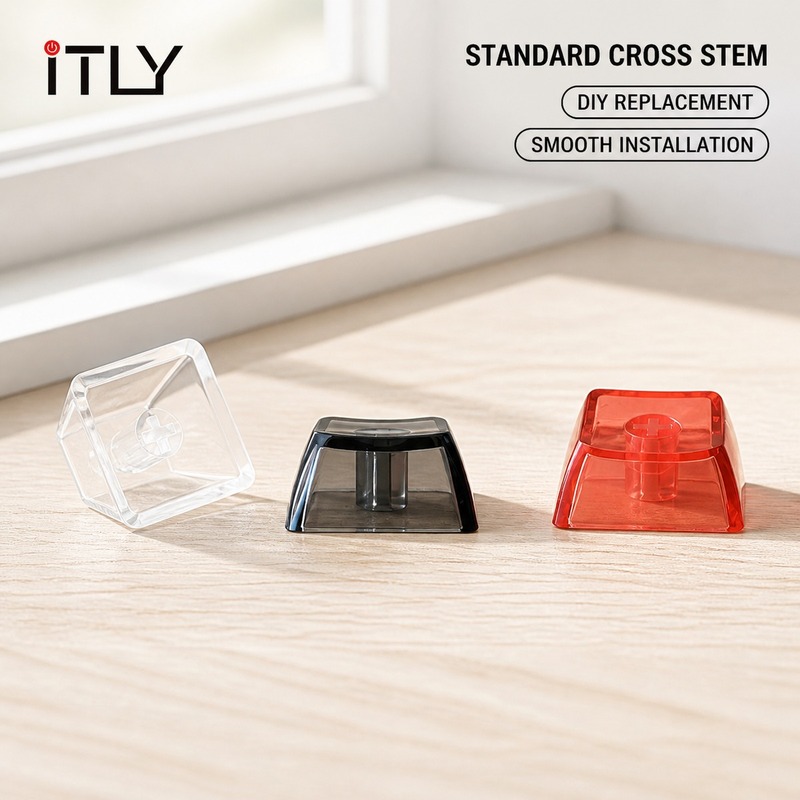 iTLY Square Transparent Keycap - Keycap Puller Ring review and price