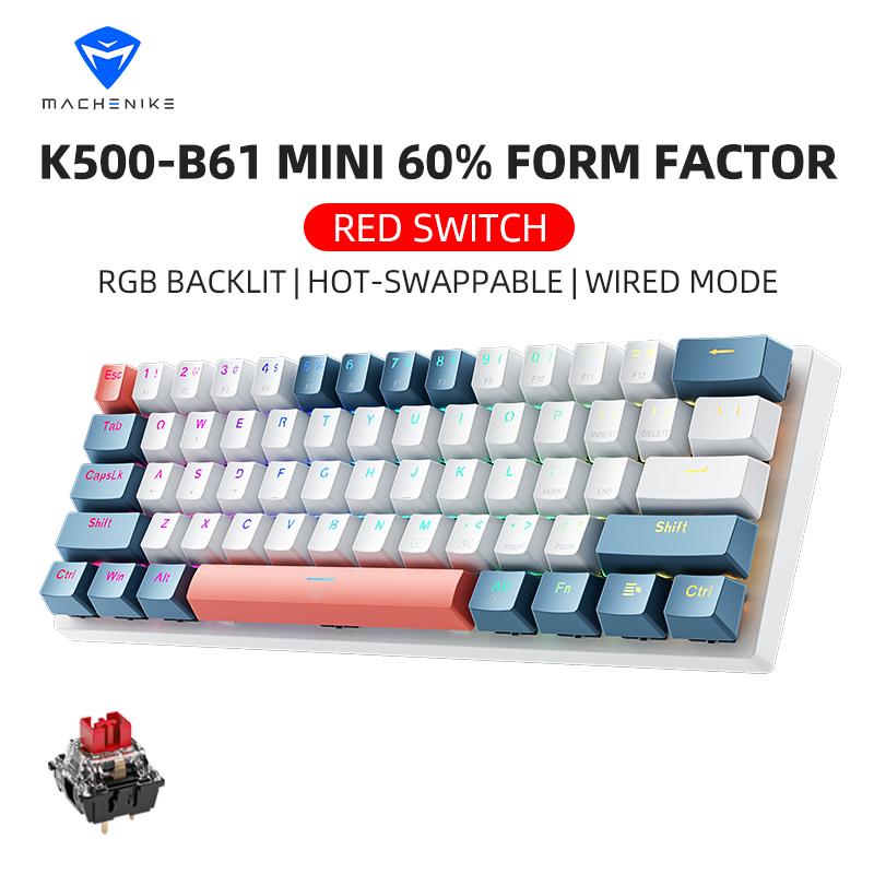 K500-B61 Machenike Mini Mechan - Gaming Keyboard Type C review and price