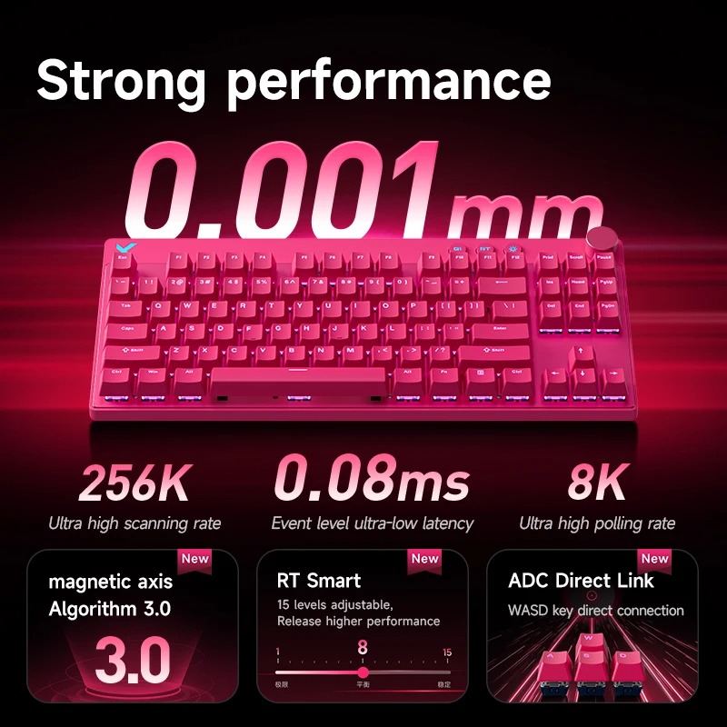 Mchose Mix87 Magnetic Swtich K - Gaming Keyboard Hot Swappable review and price