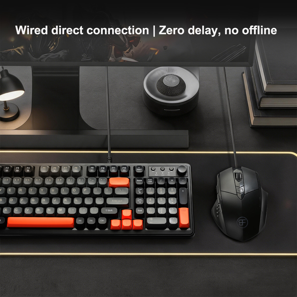 RGB Keyboard and Mouse, Wired  - Gaming Keyboard And Mouse Combo review and price