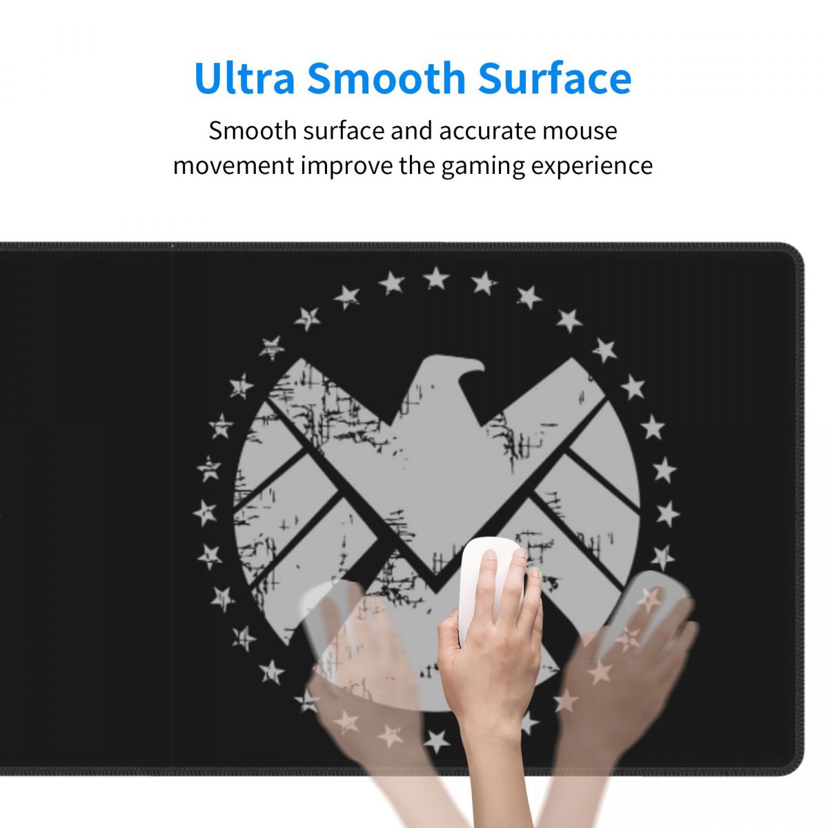 Large Mouse Pad Shield Agent T - Gaming Keyboard Training review and price