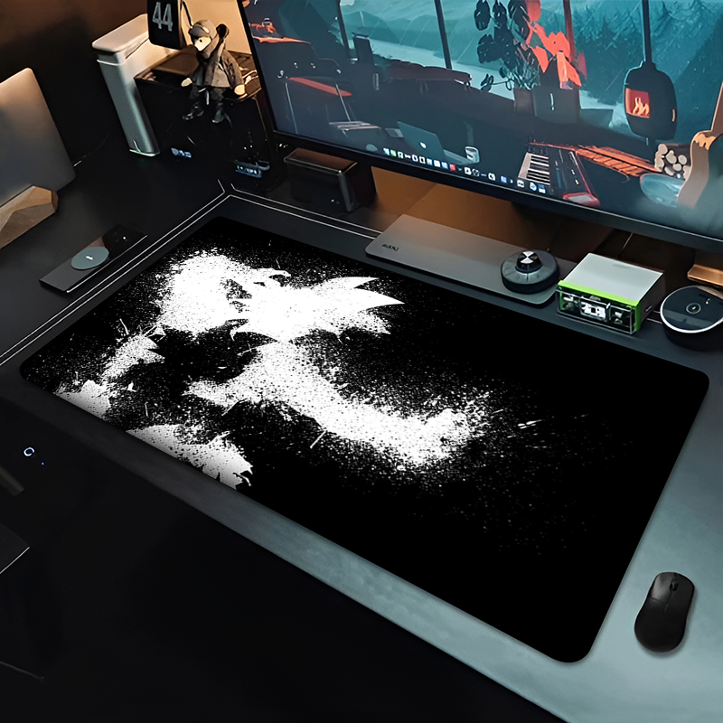 DBZ Black Anime Mouse Pad Drag - Gaming Keyboard Nearby review and price
