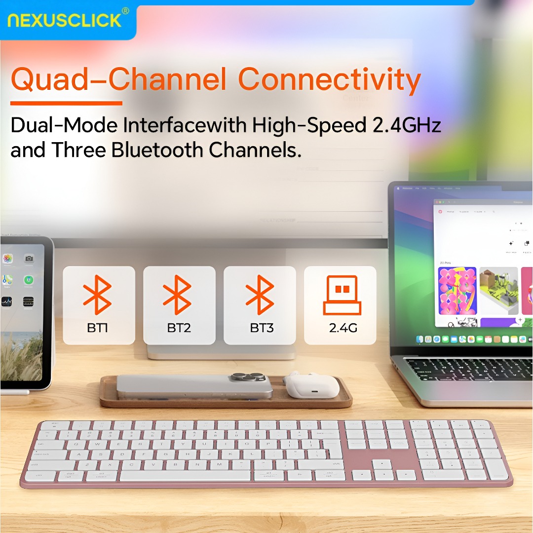 NexusClick Rechargeable Wirele - Gaming Keyboard And Mouse Combo review and price
