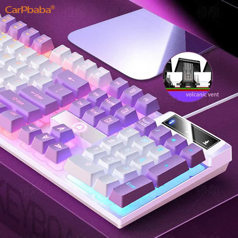 Carpbaba K500 104 Key USB Wire - Gaming Keyboard And Mouse Combo review and price