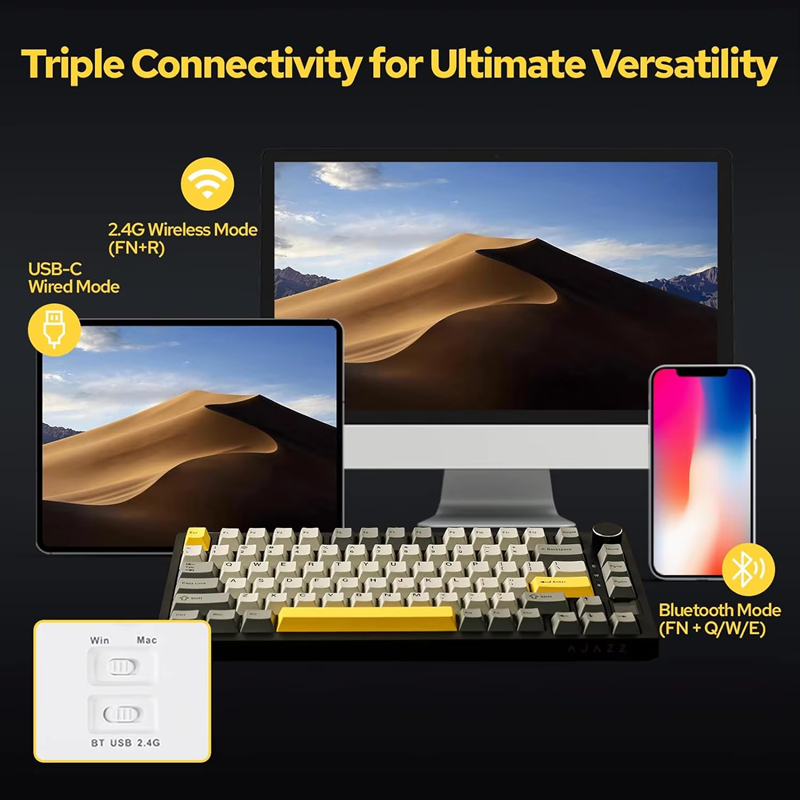 AK820/AK820Pro Gaming Mechanic - Gaming Keyboard Wireless review and price