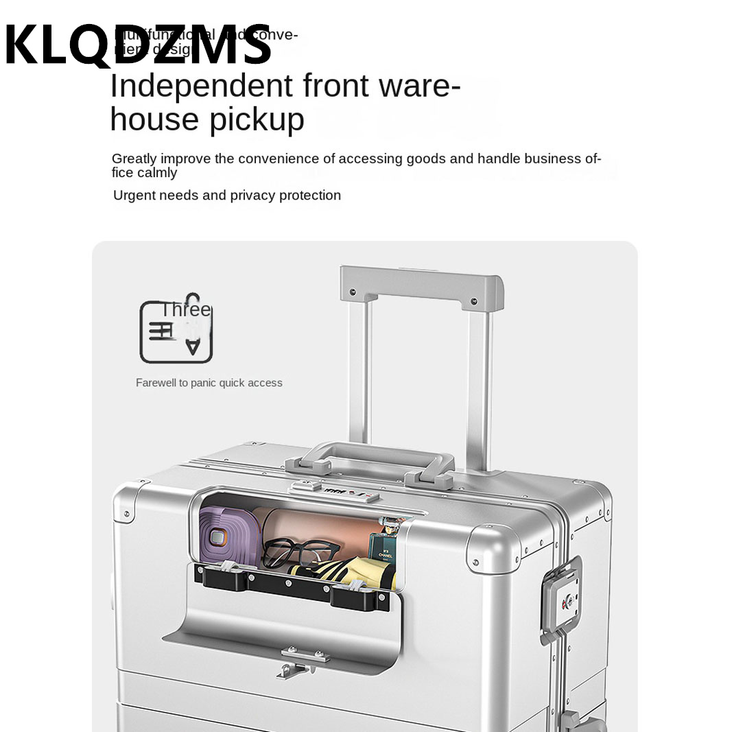 KLQDZMS Suitcase Front Opening - Aluminum Case 65 review and price