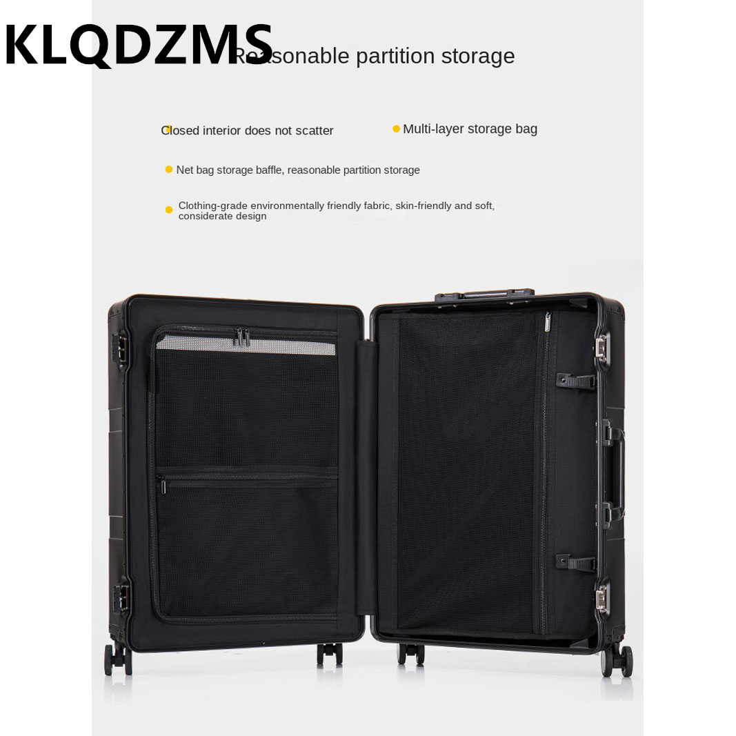 KLQDZMS Suitcase Front Opening - Aluminum Case 65 review and price