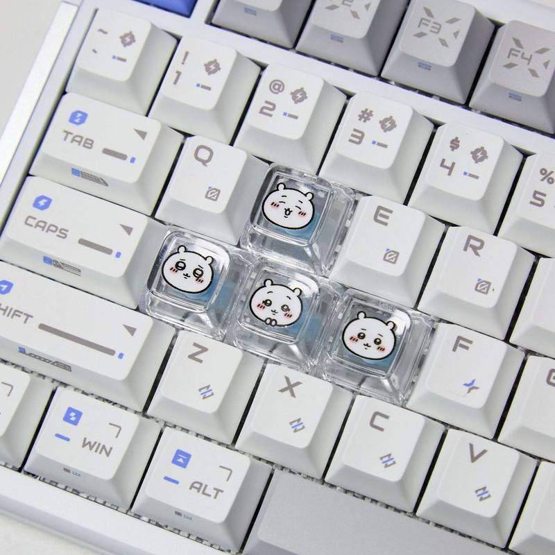 Chiikawa 4 Pcs Handmade Transp - Gaming Keyboard Backlit review and price