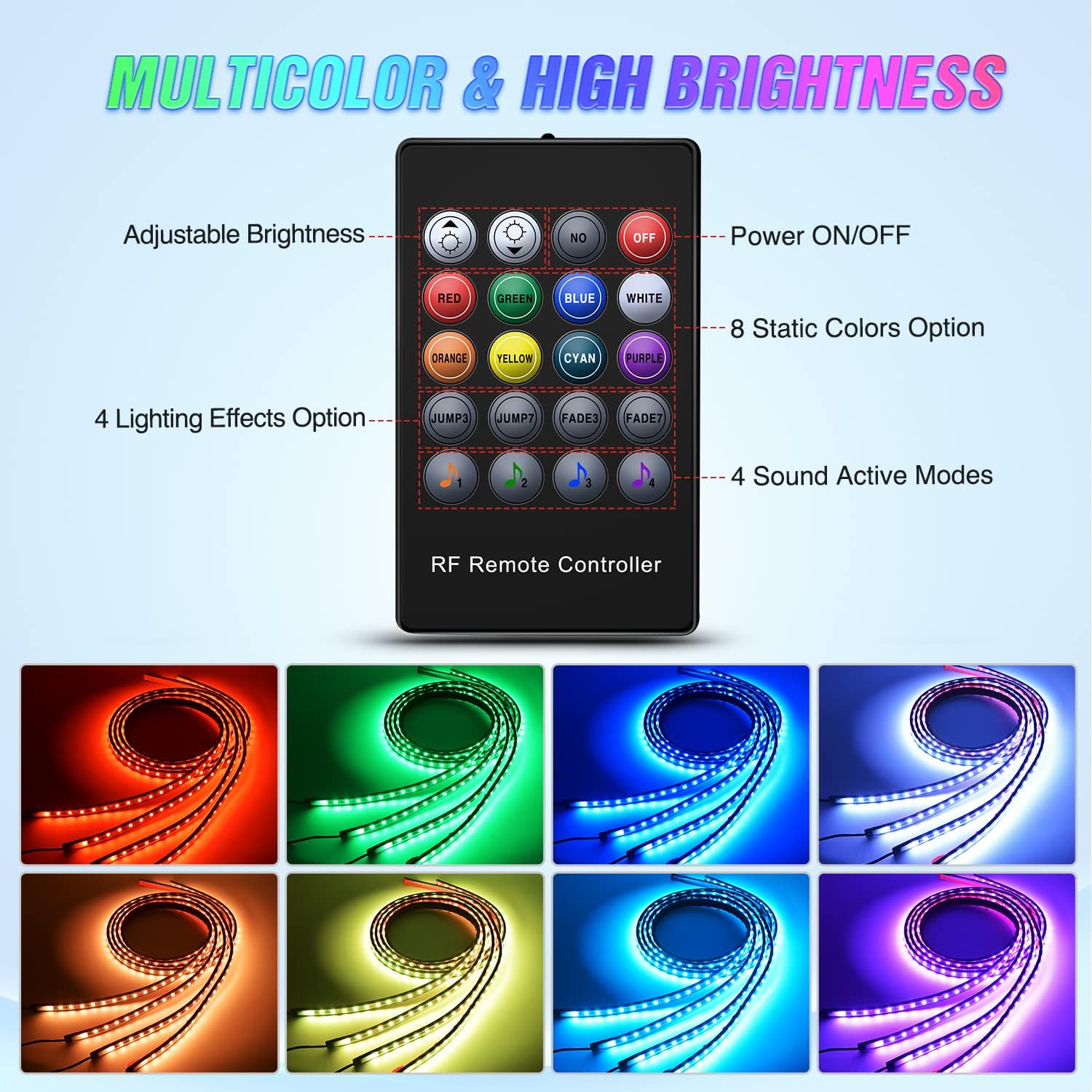 Car Underglow Neon Accent Stri - Rgb Underglow Strip review and price