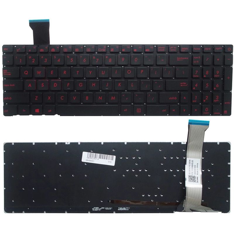 US Laptop Keyboard FOR ASUS GL - Gaming Keyboard Asus review and price